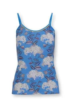 Armelloses Top Flora Firenze Kobalt