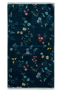 Badetuch Set/3 Les Fleurs Dunkel 55X100 Cm