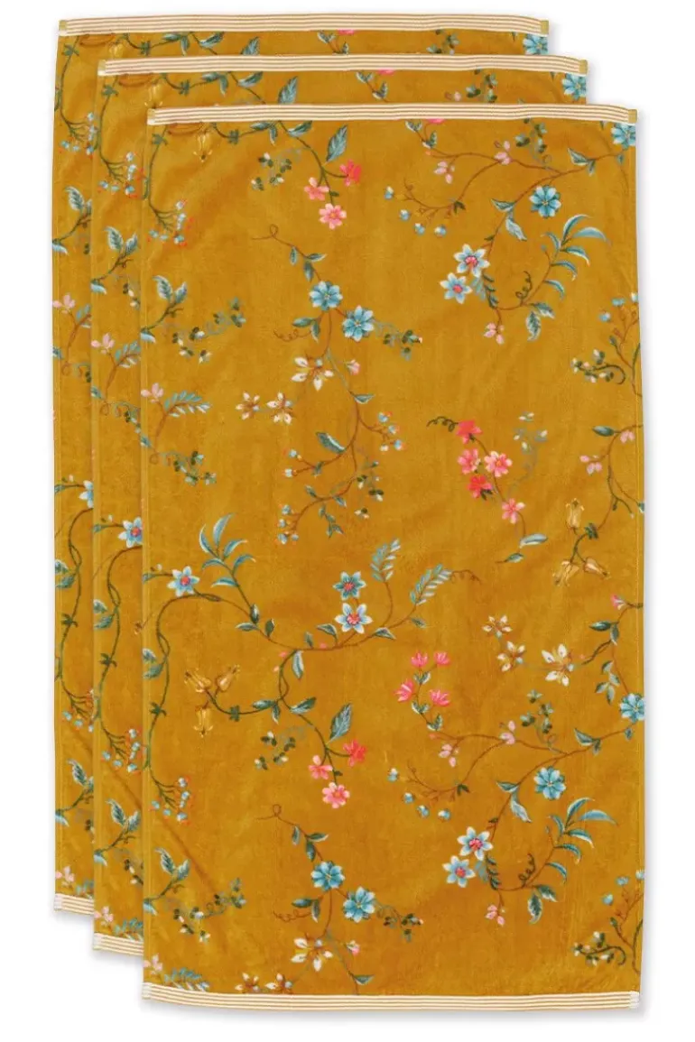 Badetuch Set/3 Les Fleurs 55X100 Cm