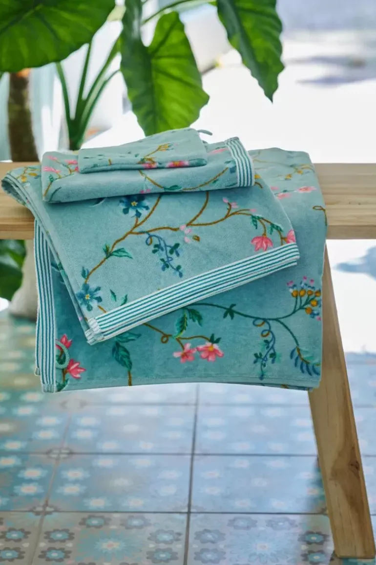 Badetuch Set/3 Les Fleurs 55X100 Cm
