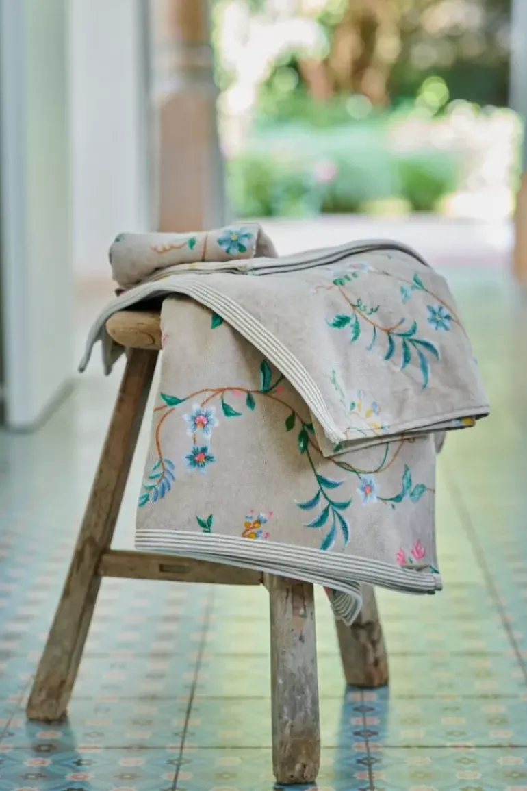 Badetuch Set/3 Les Fleurs 55X100 Cm