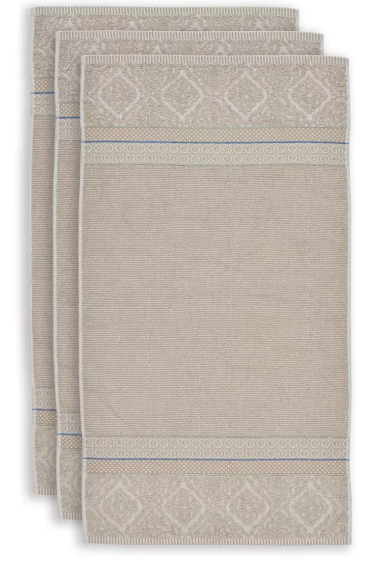 Badetuch Set/3 Soft Zellige 55X100 Cm
