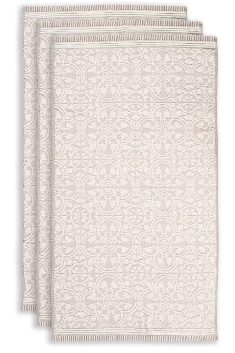 Badetuch Set/3 Tile De Pip 55X100 Cm