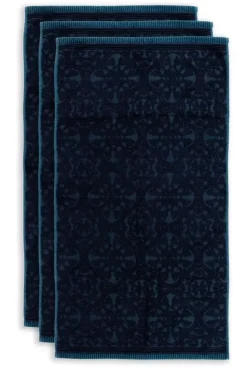 Badetuch Set/3 Tile De Pip Dunkel 55X100 Cm