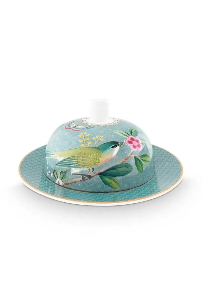 Blushing Birds Butterschale Runde