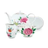 Blushing Birds Tee Set/4 Weis