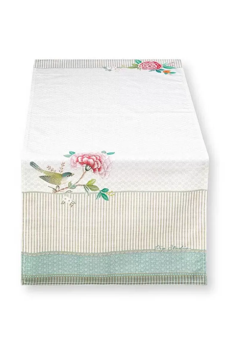 Blushing Birds Tischlaufer Khaki