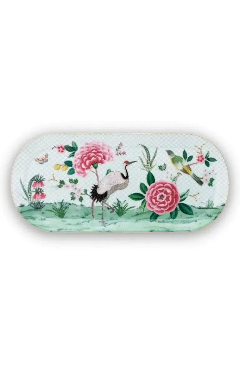 Blushing Birds Tortenteller Rechteckig