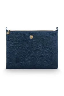 Flaches Necessaire Gross Samt Quiltey Days