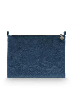 Flaches Necessaire Gross Samt Quiltey Days