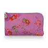 Flaches Necessaire Reisverschluss Kawai Flower Fuchsia