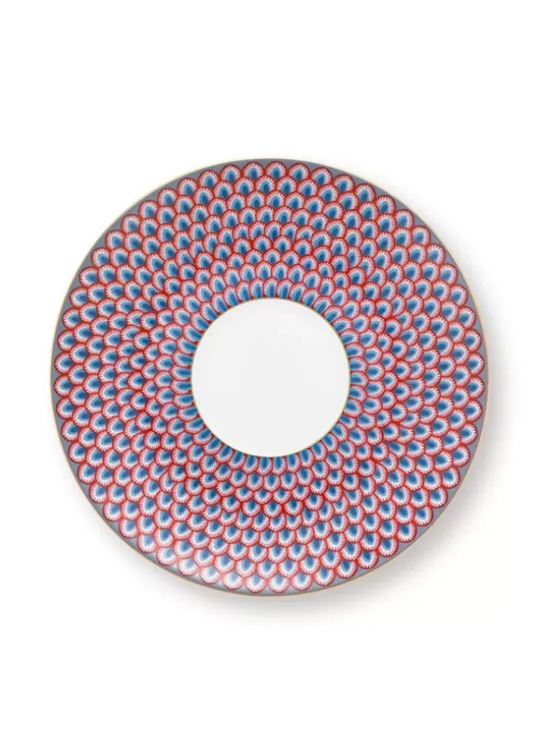 Flower Festival Cappuccino Tasse & Undertasse Hellblau