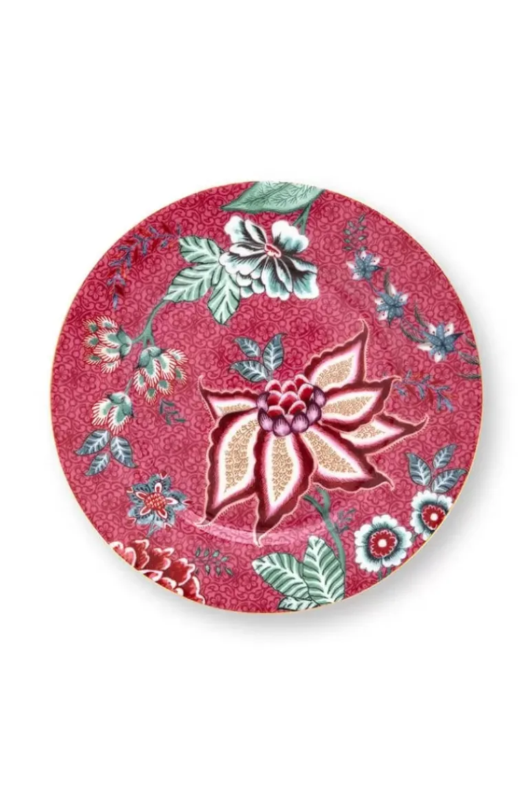 Flower Festival Gebäckteller Dunkel 17 Cm