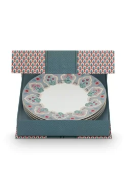 Flower Festival Set/4 Frühstücksteller Hell 21Cm