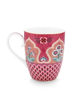 Flower Festival Tasse Gross Deco Dunkel