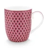 Flower Festival Tasse Klein Rot/Dunkel