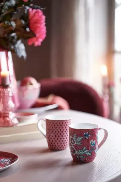 Flower Festival Tasse Klein Dunkel