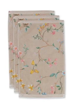 Gastehandtuch Set/3 Les Fleurs 30X50 Cm