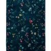 Grose Handtuch Les Fleurs Dunkel 70X140 Cm