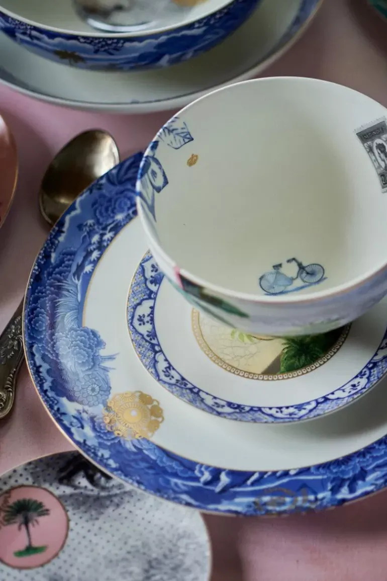 Heritage Essteller Grenze Blau 26.5 Cm