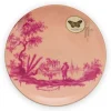 Heritage Gebäckteller Bemalt Rosa 18 Cm