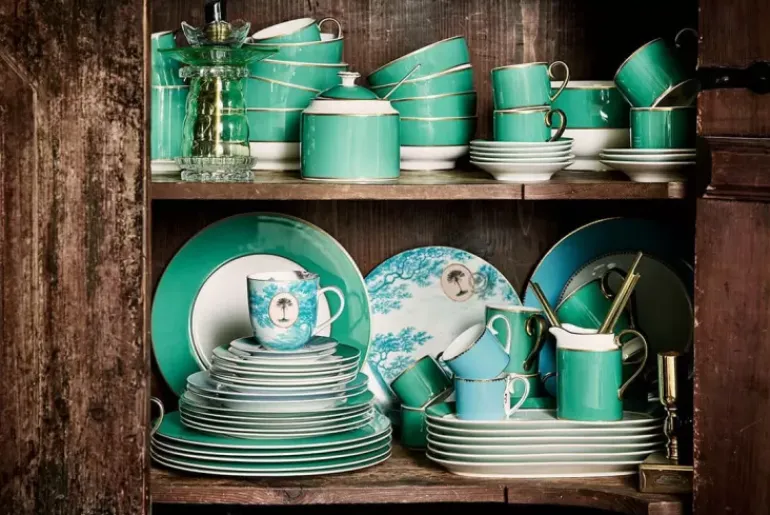 Heritage Tasse Large Boot Aqua