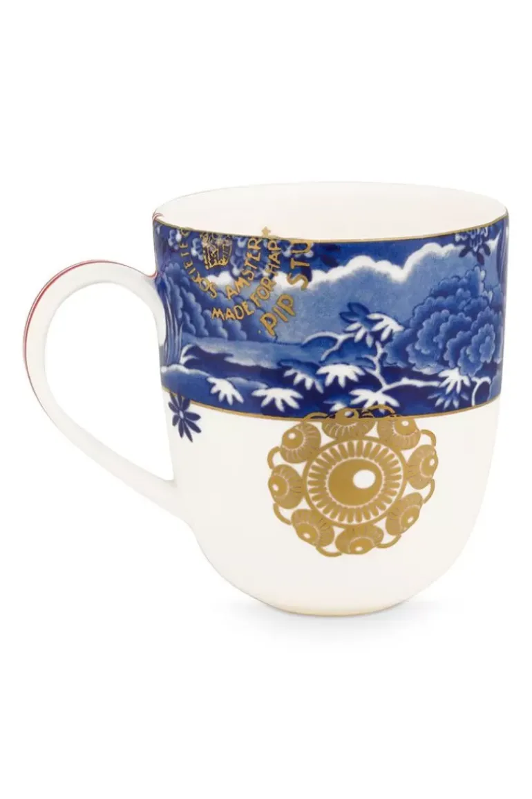 Heritage Tasse Small Grenze Blau