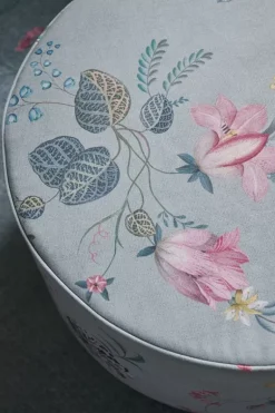 Hocker Large Fleur Grandeur Grun