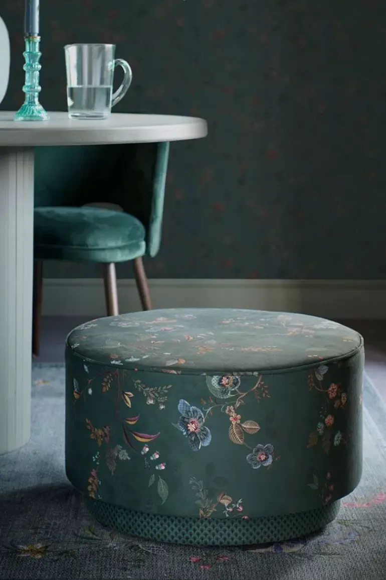 Hocker Large Kawai Flower Grun