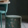 Hocker Medium Kawai Flower Grun