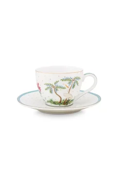 Jolie Espresso Tasse & Untertasse Dots Gold