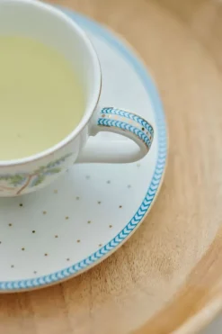 Jolie Espresso Tasse & Untertasse Dots Gold