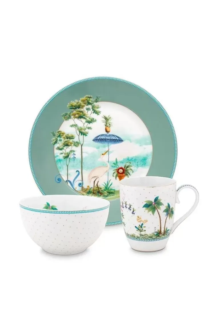 Jolie Fruhstuck Set/3 Blau