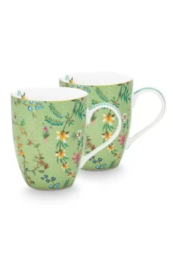 Jolie Set/2 Tassen Gross Blumen
