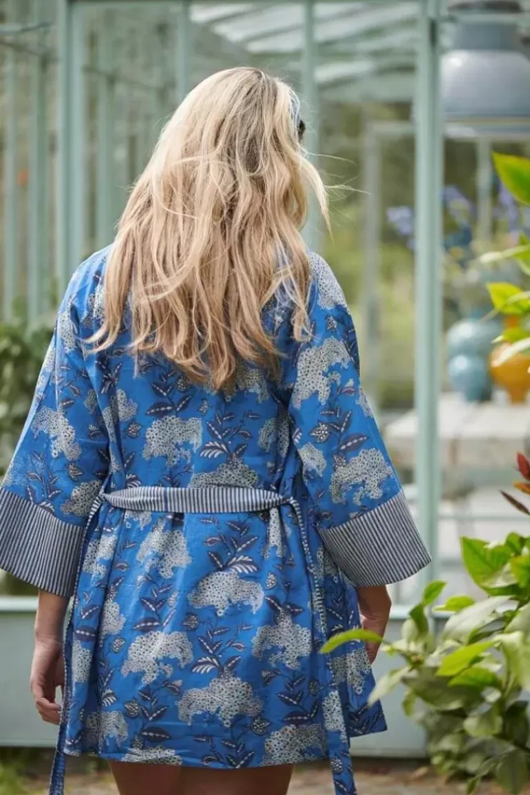 Kimono Flora Firenze Kobalt