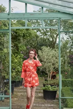 Kimono Flora Firenze Koralle