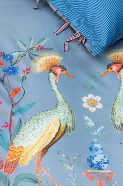 Kissenbezug Flirting Birds Blau