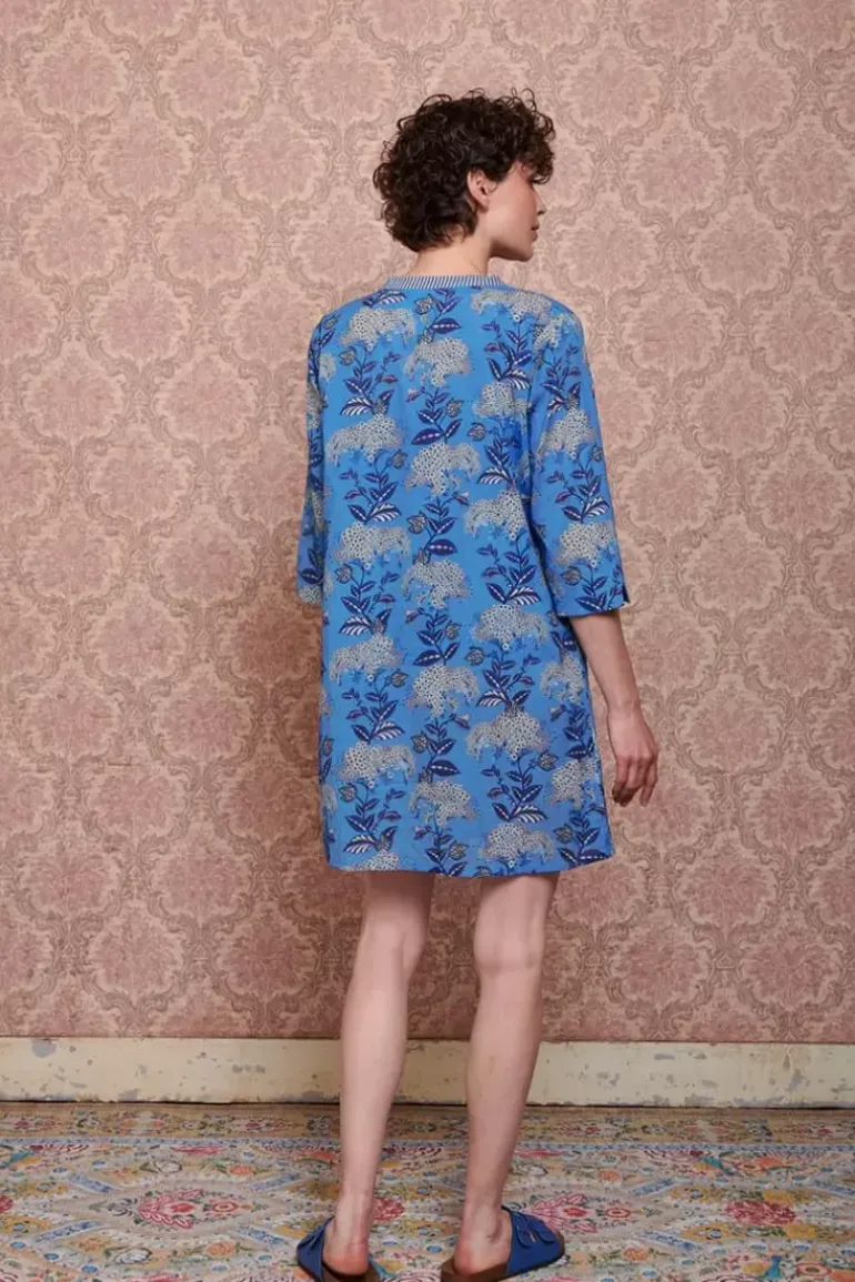 Kleid Flora Firenze Kobalt