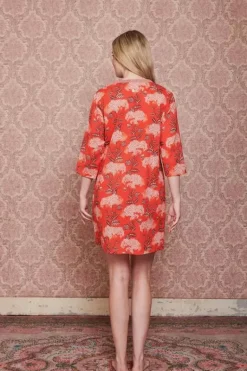 Kleid Flora Firenze Koralle