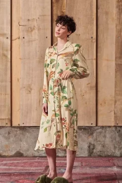 Kleid Lange Armel Good Nightingale Sand