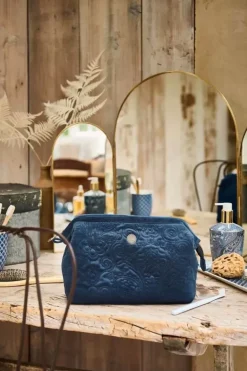 Kosmetiktasche Gross Samt Quiltey Days