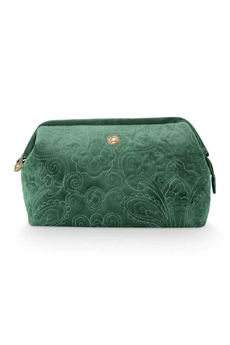 Kosmetiktasche Gross Samt Quiltey Days
