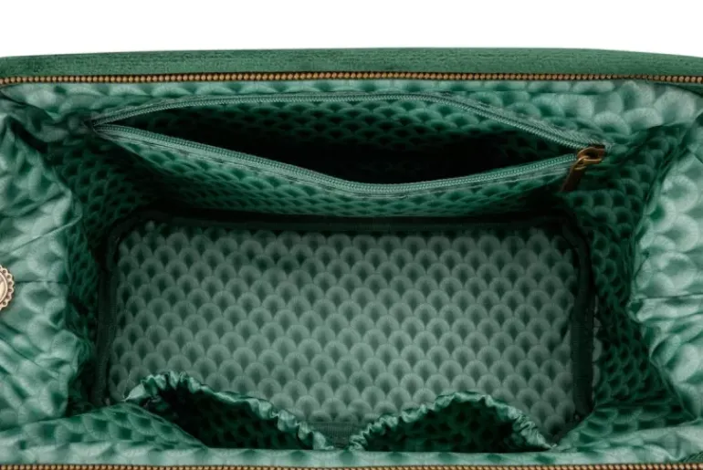 Kosmetiktasche Gross Samt Quiltey Days