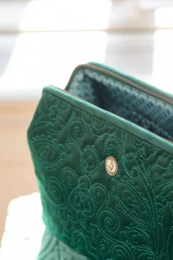Kosmetiktasche Gross Samt Quiltey Days