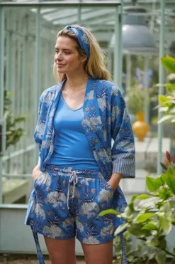 Kurze Hose Flora Firenze Kobalt