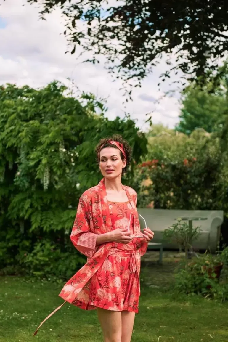 Kurze Hose Flora Firenze Koralle
