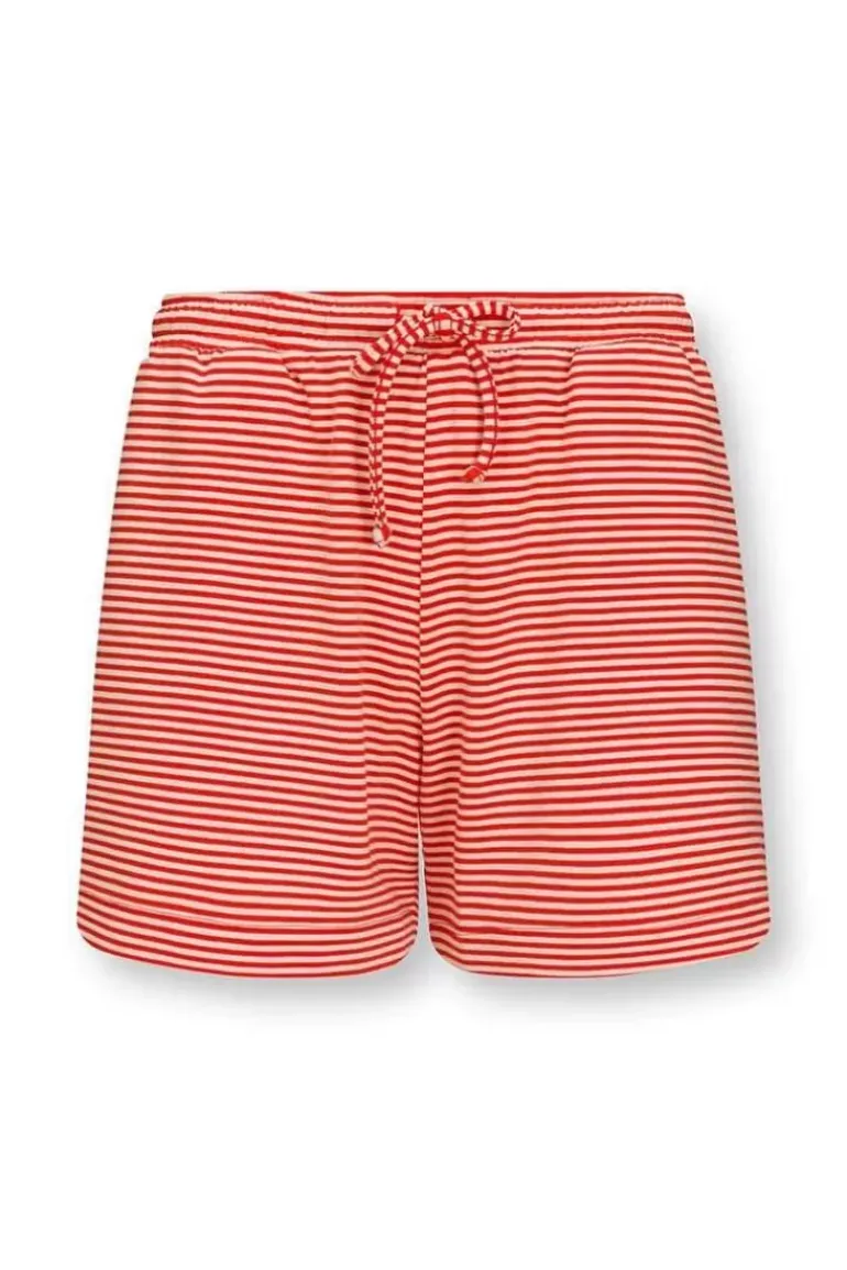 Kurze Hose Little Sumo Stripe Koralle