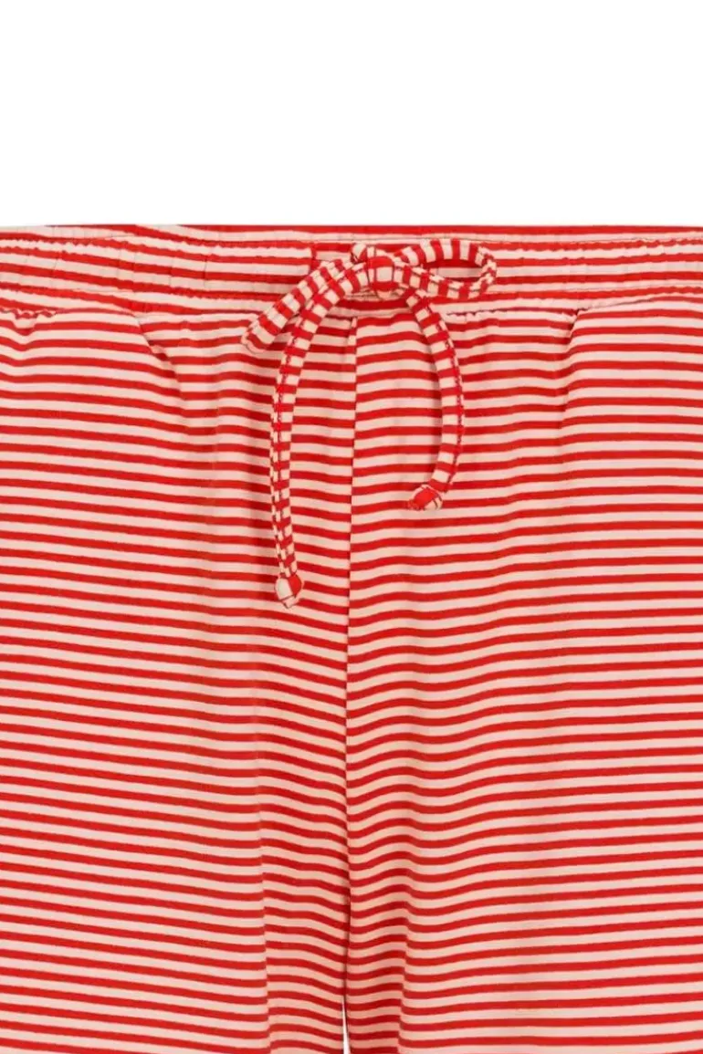 Kurze Hose Little Sumo Stripe Koralle