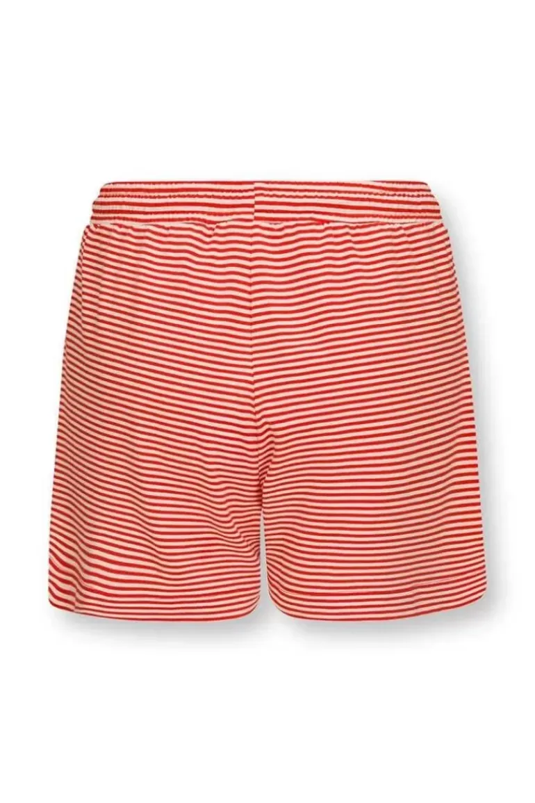 Kurze Hose Little Sumo Stripe Koralle