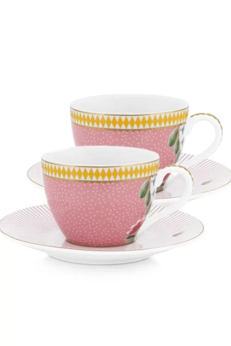 La Majorelle Set/2 Espresso Tassen & Untertassen Rosa